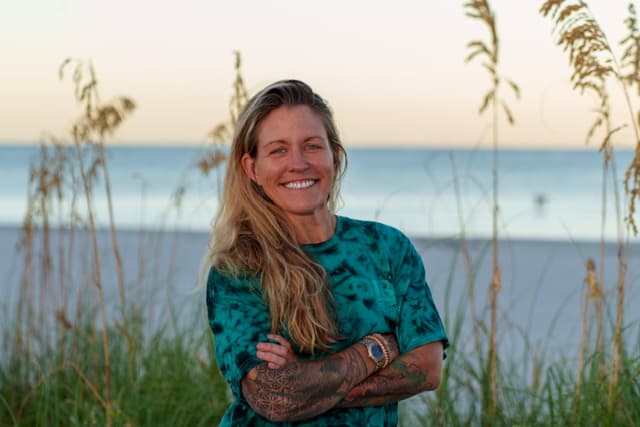 Coach Mel, owner of IRB CrossFit, on Indian Rocks Beach